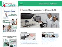 Tablet Screenshot of laboratoriollontop.com